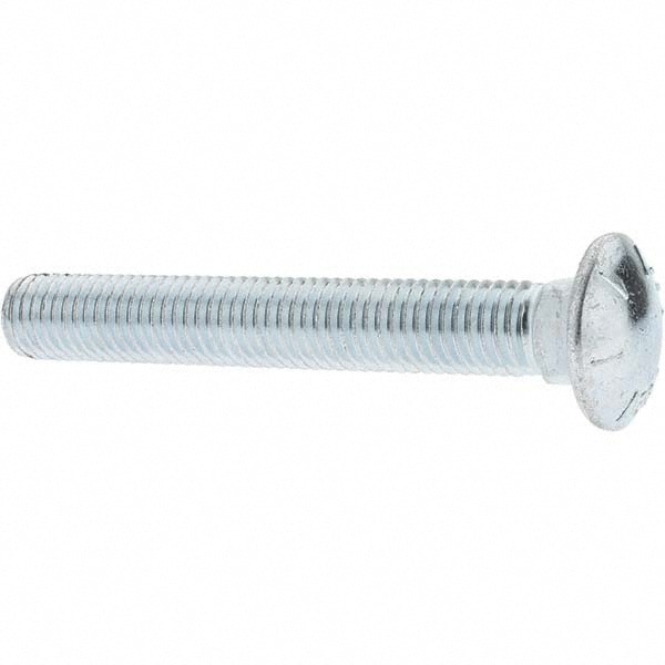 Carriage Bolt: 5/8-11, 4-1/2" Length Under Head, Square Neck