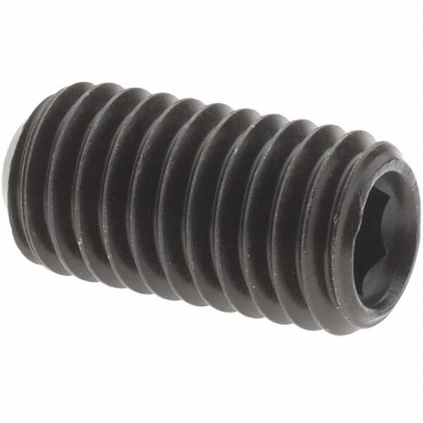 Set Screw: 1/2-13 x 1", Cup Point, Alloy Steel, Grade 8