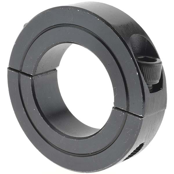 1-3/16 Pack of 5 Black Oxide Steel One-Piece Clamping Collar 1-3/16 Pack of 5 Black Oxide Steel One-Piece Clamping Collar