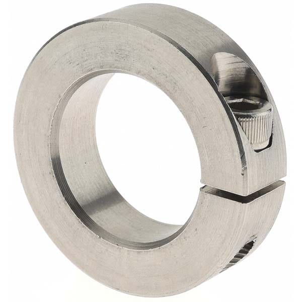 Shaft Collar: Clamp, 1-7/8" OD, Stainless Steel