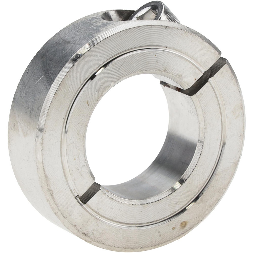 Shaft Collar: Clamp, 1-5/8" OD, Stainless Steel