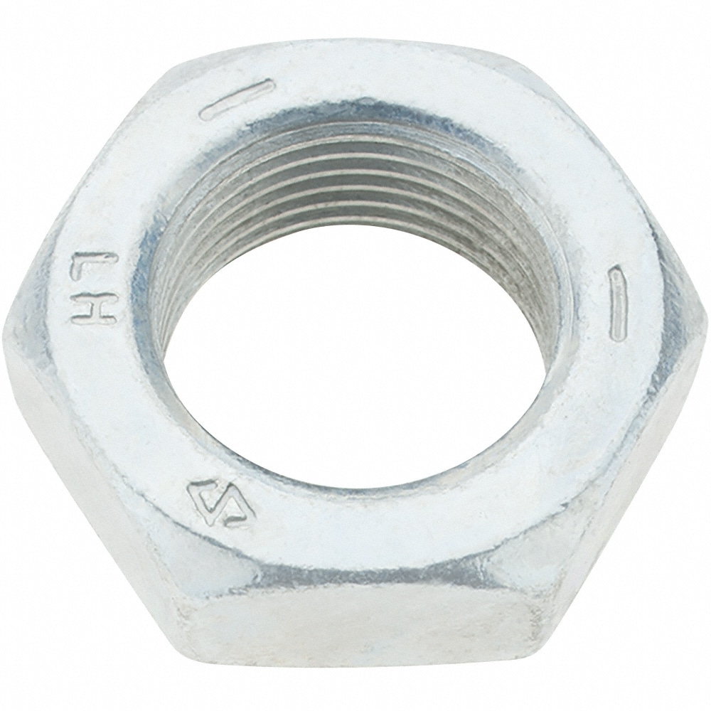 1-14 UNF Steel Left Hand Hex Jam Nut