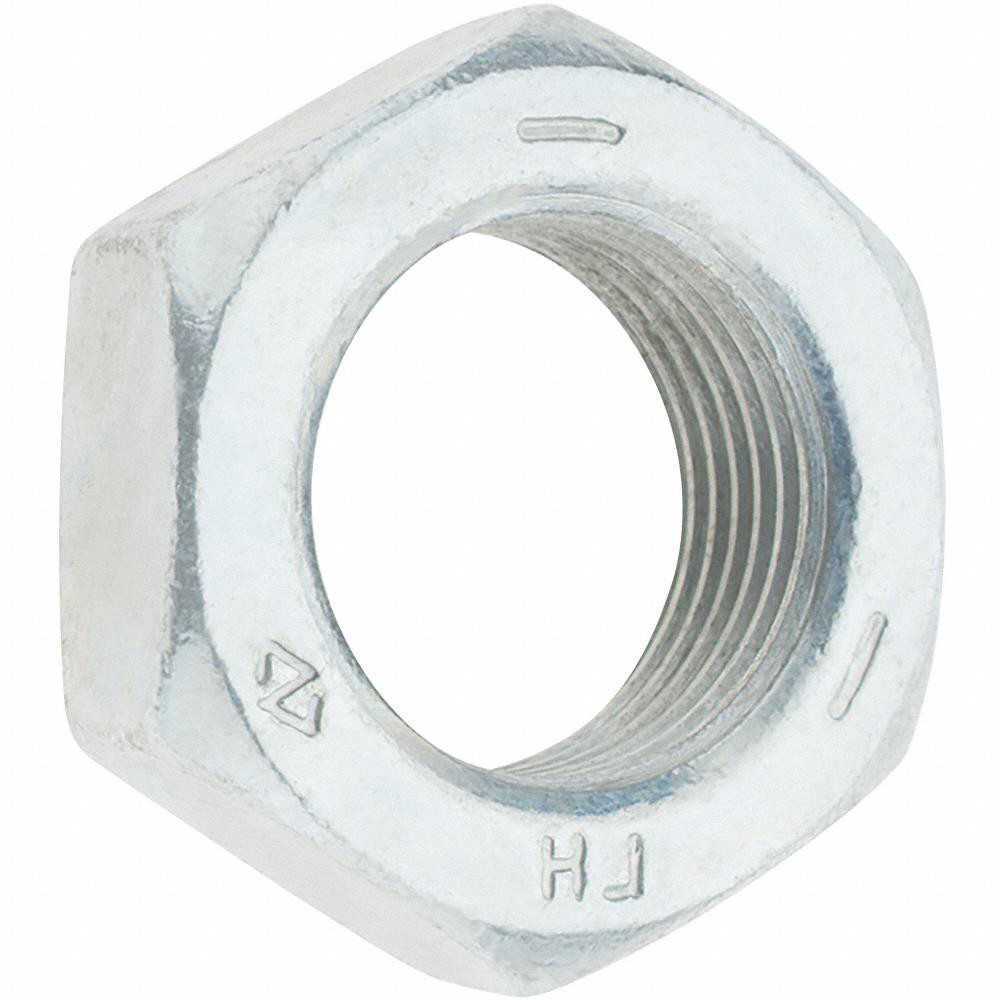 Value Collection Jam Nut 114, Grade 5 Steel, Clear Zinc Finish