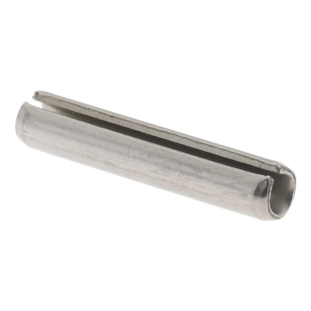 Slotted Spring Pin: 0.0938" Dia, 1/2" Long, 420 Stainless Steel