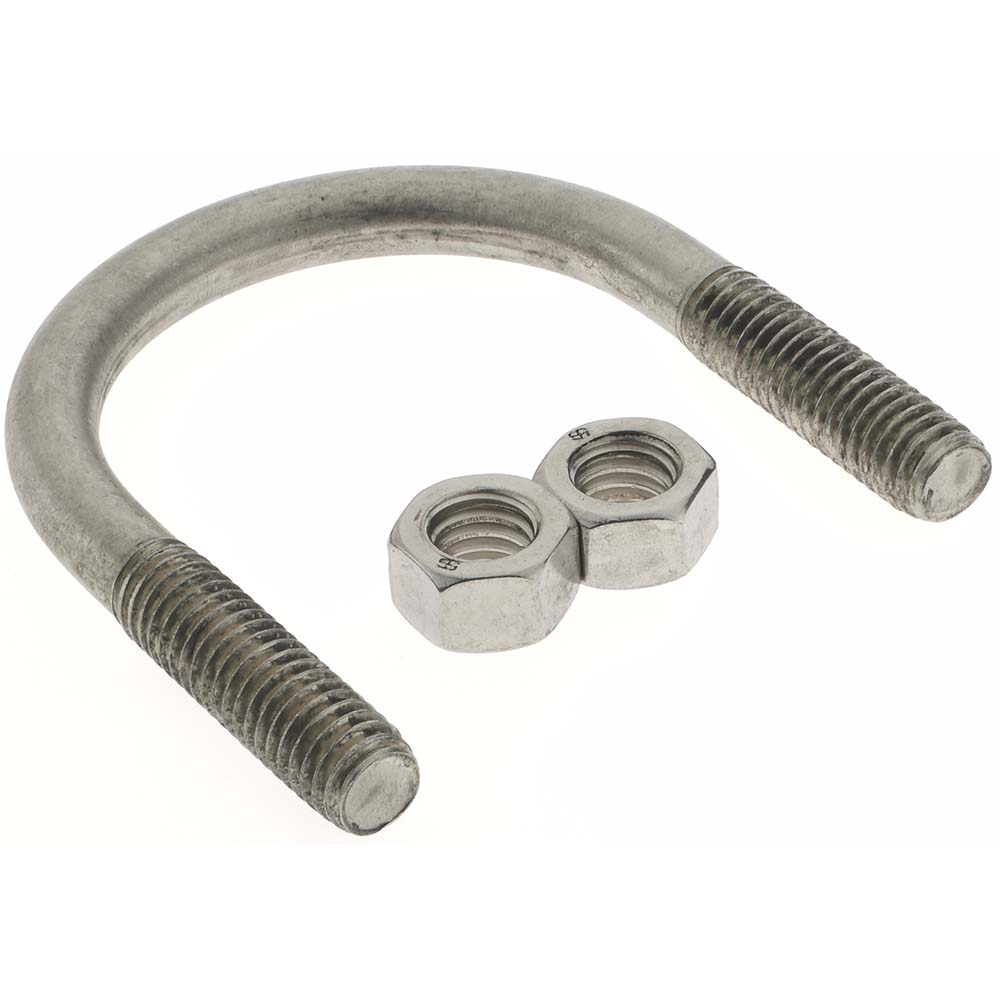 thumbnail image 2 of SecureFix Direct M10 X 90mm Stainless Steel Extended U-Bolt With Nylon Collar Nuts 2 of 6