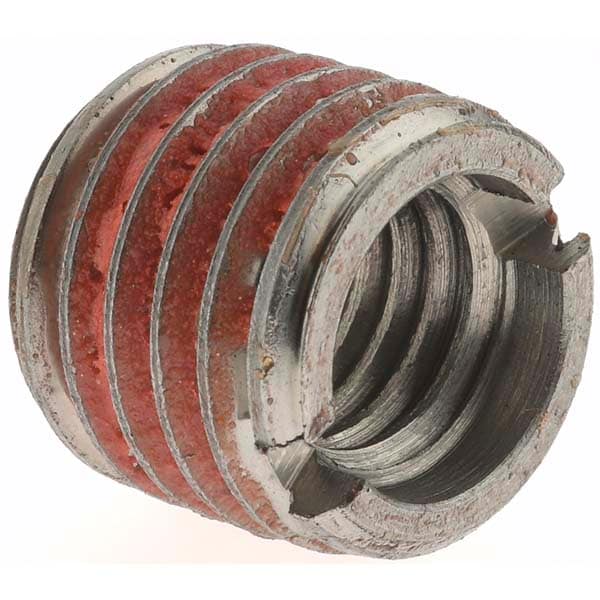 Thread Locking Insert: 1/2-13 Internal Thread, 3/4-10 External Thread, UNC, 0.656" OAL, Thread Repair