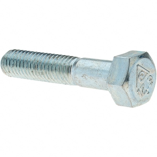 Value Collection Hex Head Cap Screw: M8 x 1.25 x 40 mm, Grade 8.8 Steel,  Zinc-Plated 80947666 MSC Industrial Supply