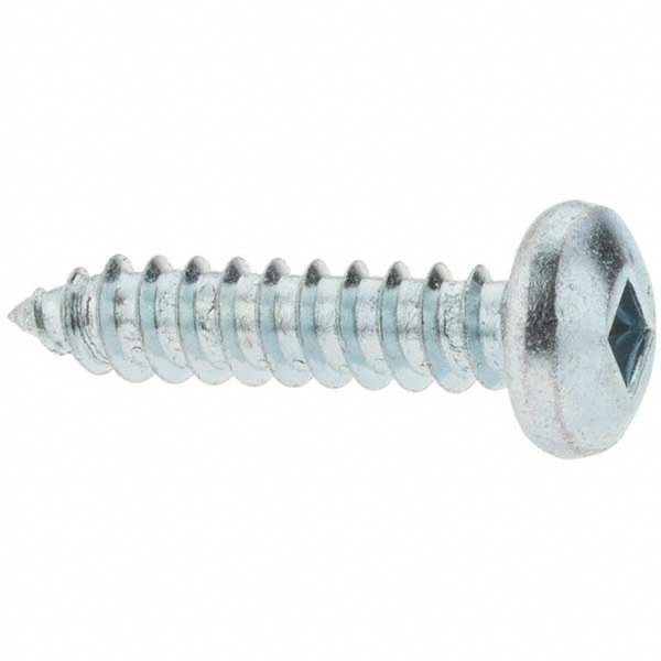 Value Collection - Sheet Metal Screw: #12, Pan Head, Square Drive, 1 ...