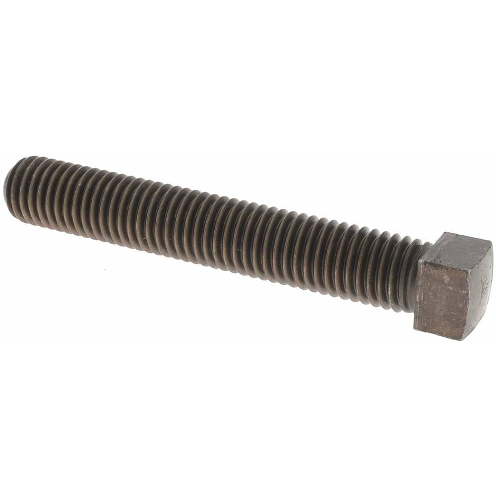 Set Screw: 5/8-11 x 4", Cup Point, Steel, Grade 2