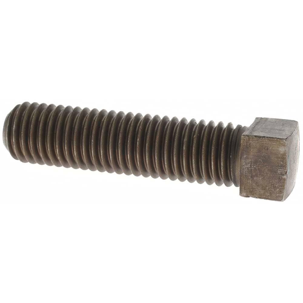 Set Screw: 5/8-11 x 2-1/2", Cup Point, Steel, Grade 2