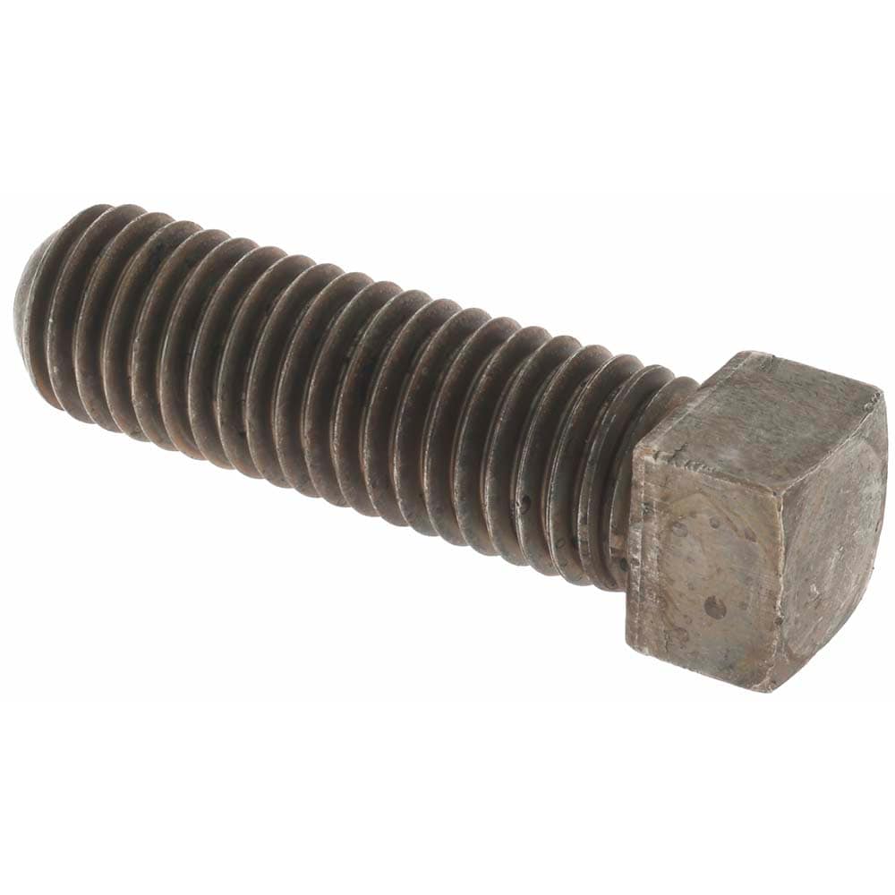 Set Screw: 5/8-11 x 2", Cup Point, Steel, Grade 2