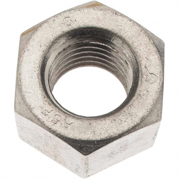 1-8 UNC Stainless Steel Right Hand Heavy Hex Nut