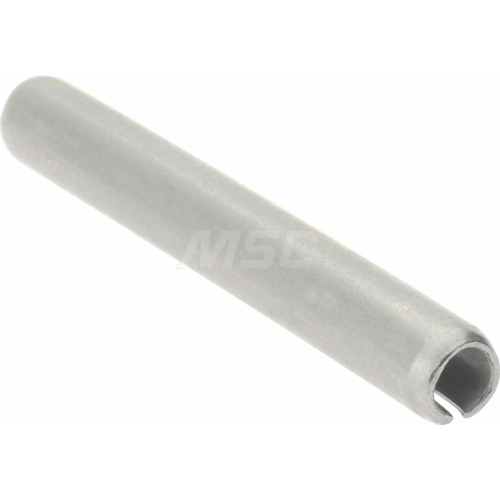 Made in USA Slotted Spring Pin 0.125" Dia, 1" Long, 420 Stainless