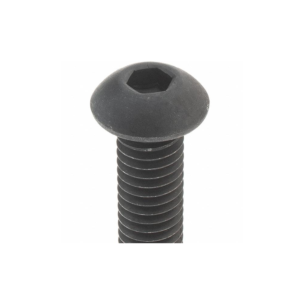 Value Collection - Button Socket Cap Screw: 3/8-16, 2-1/2" Length Under ...