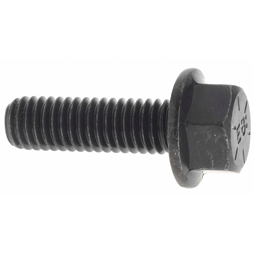 Value Collection - Smooth Flange Bolt: 3/8-16 UNC, 1-1/4