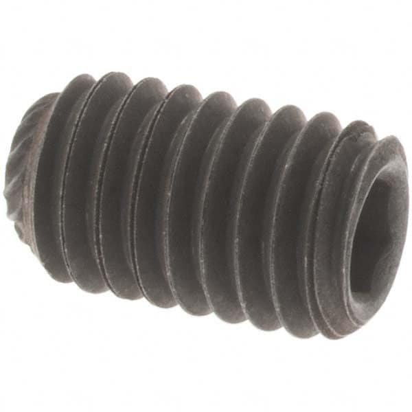 Value Collection Set Screw: #10-32 x 5/16″, Knurled Cup Point, Alloy Steel,  Grade 80956980 MSC Industrial Supply