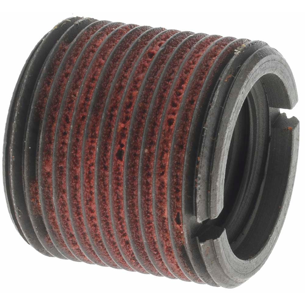 Thread Locking Insert: 1-8 Internal Thread, 1-3/8-12 External Thread, UNC, 1-1/8" OAL, Thread Repair