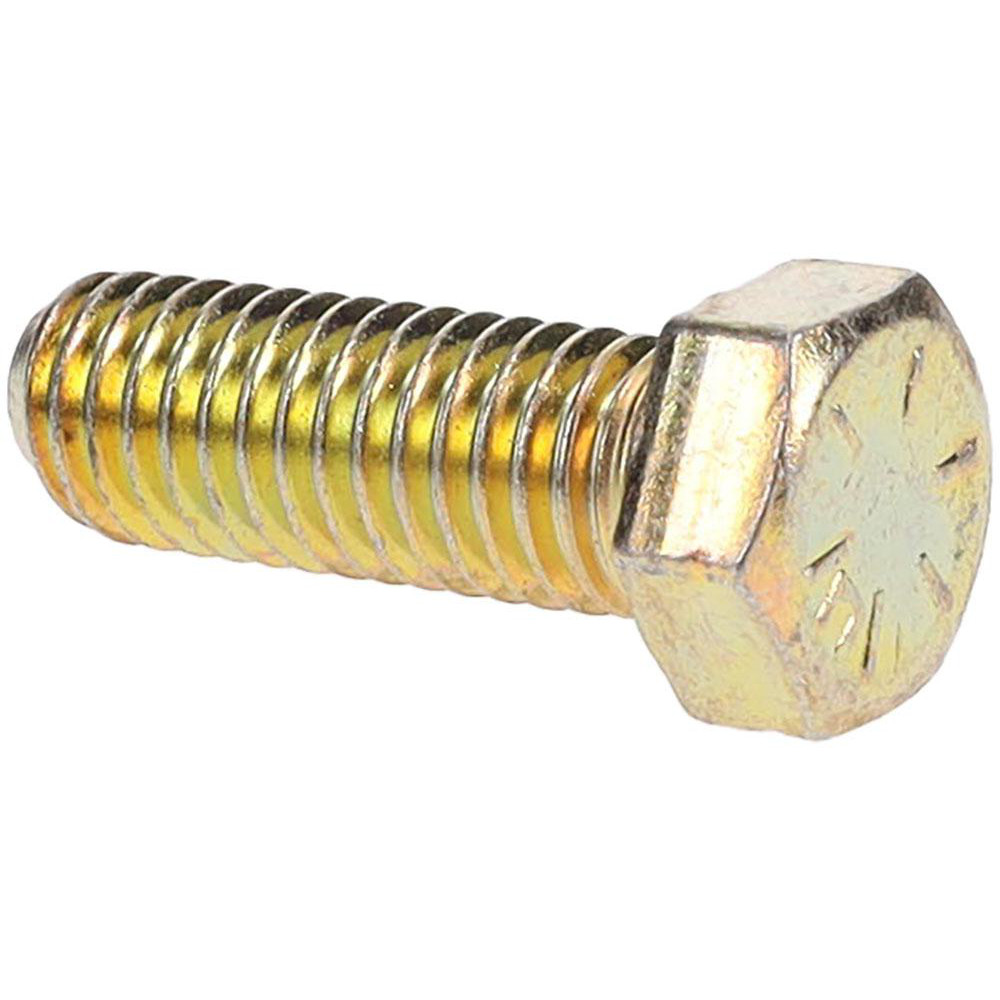 thumbnail image 2 of Grade 8 Hex Head Cap Screws – 7/16-14 X 6-1/2 Bolts, Yellow Zinc Plated, Inch System 2 of 6