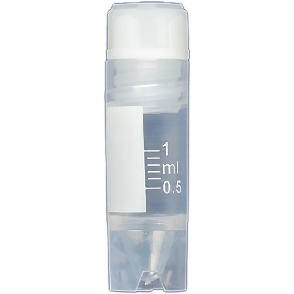 Test & Sample Tubes: Type: Cryogenic Vial; Capacity (ml): 1; Diameter (mm): 12.5000; Bottom: Conical