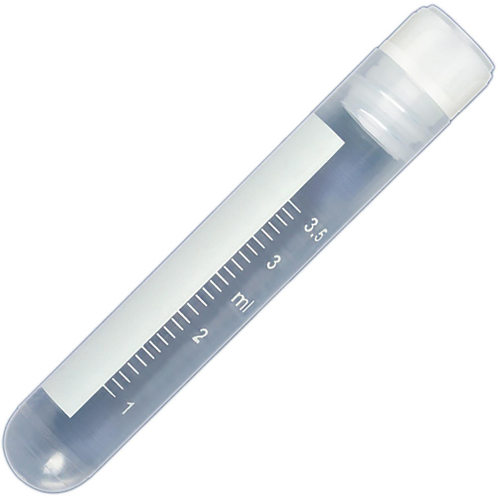 Test & Sample Tubes: Type: Cryogenic Vial; Capacity (ml): 4; Diameter (mm): 12.5000; Bottom: Round