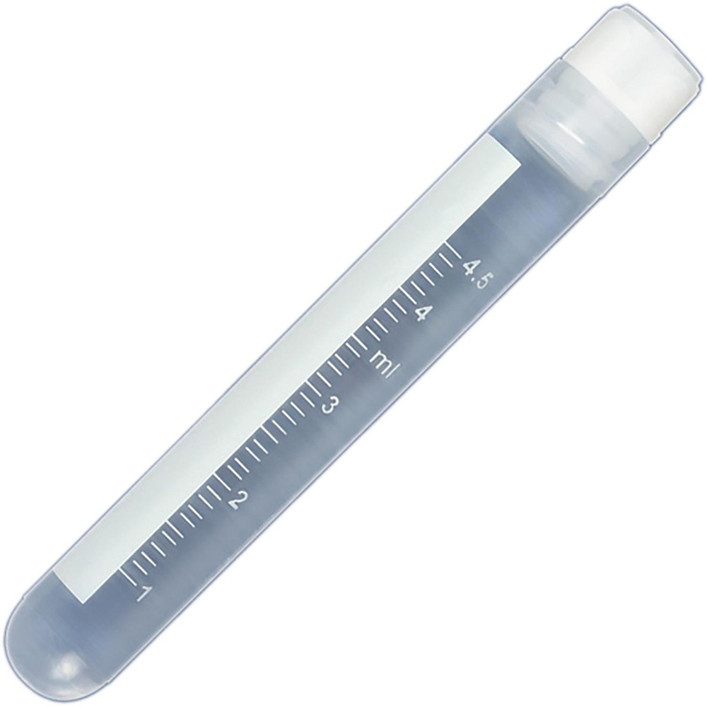 Test & Sample Tubes: Type: Cryogenic Vial; Capacity (ml): 5; Diameter (mm): 12.5000; Bottom: Round