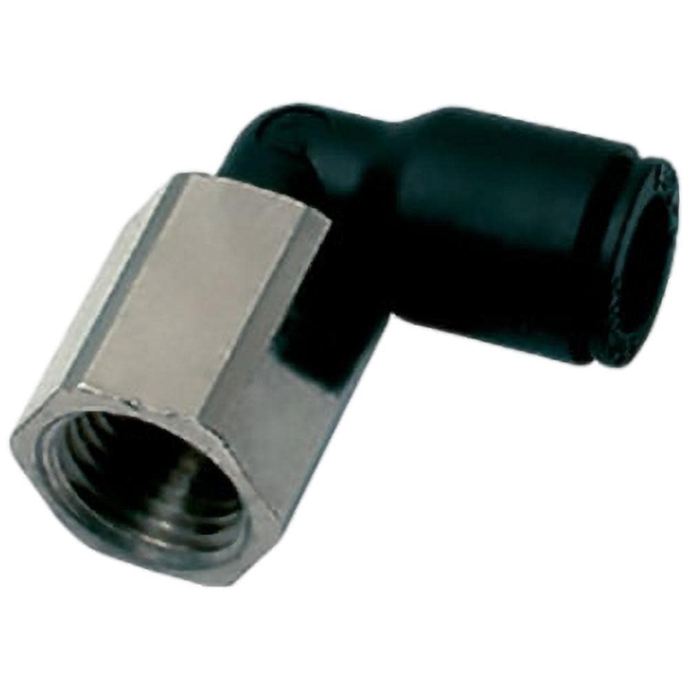 Push-To-Connect Tube Fitting: Female Elbow, 1/4" Thread, 5/32" OD