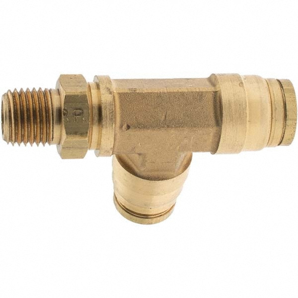 Pack of 20 Parker W372PLP-2-1-pk20 Composite Push-to-Connect NPT Fitting 1//8 and 5//8 Pack of 20 NPT Branch Tee 1//8 and 5//8 Tube to Pipe