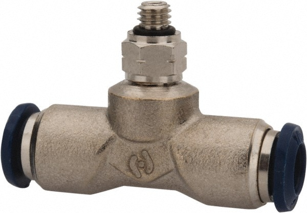 Value Collection 2555714065PRO Push-To-Connect Tube to Universal Thread Tube Fitting: #10-32 Thread, 1/4" OD Image