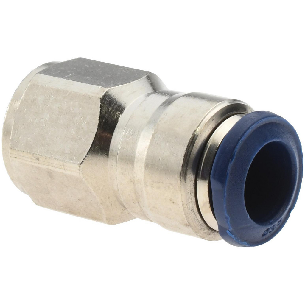 Value Collection 2557538165PRO Push-To-Connect Tube to Female & Tube to Female NPT Tube Fitting: 1/4" Thread, 3/8" OD Image
