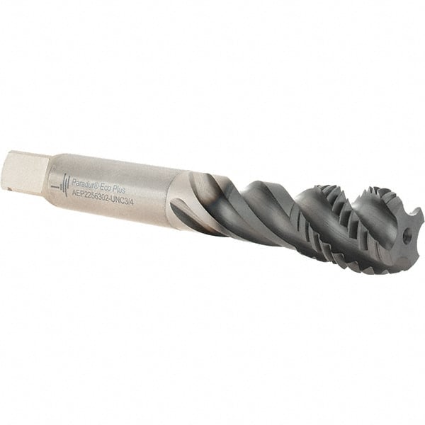 Walter-Prototyp 6245714 Spiral Flute Tap: 3/4-10, UNC, 4 Flute, Modified Bottoming, 2B Class of Fit, Powdered Metal, Hardlube Finish 