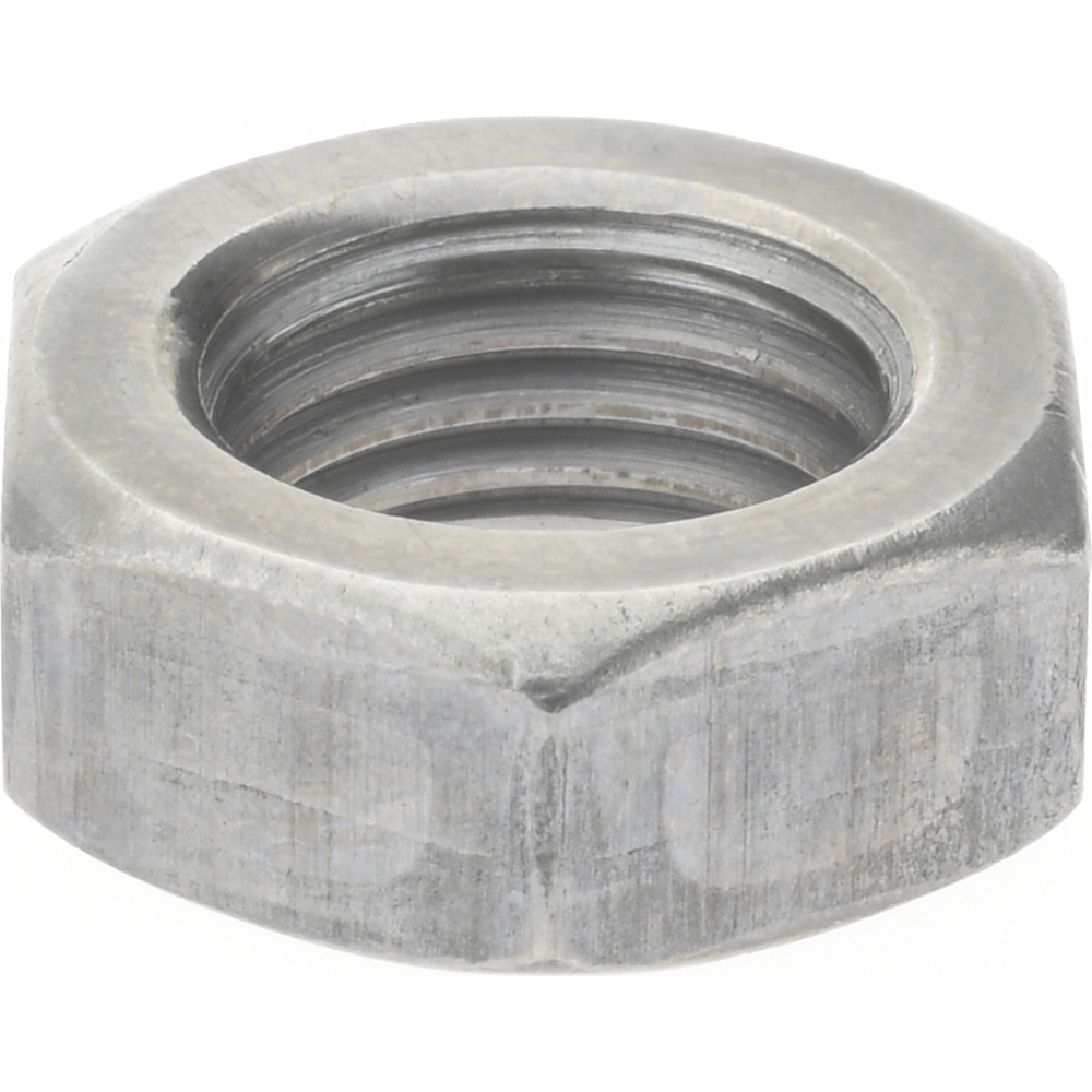 Value Collection Jam Nut 3/824, Grade 5 Steel, Clear Zinc Finish