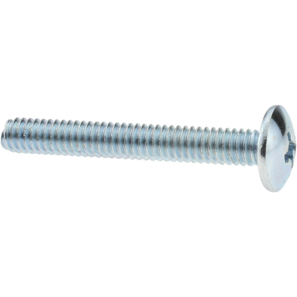 Machine Screw: #8-32 x 1-1/4" Length Under Head, Truss Head, Phillips