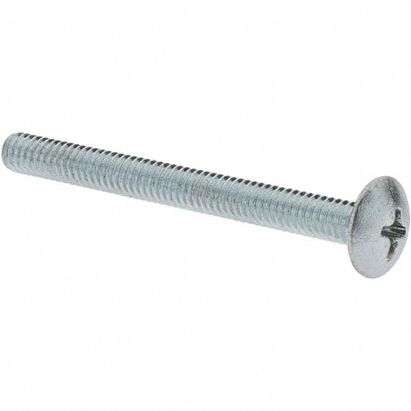 Machine Screw: #8-32 x 1-3/4" Length Under Head, Truss Head, Phillips