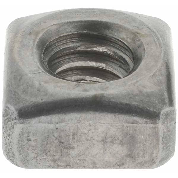 Square Nuts; Material: Steel ; Thread Size: 1/4-20 in ; Finish: Zinc Plated ; Thread Size (Inch): 1/4-20 ; System of Measurement: Inch ; Square Width (Inch): 7/16