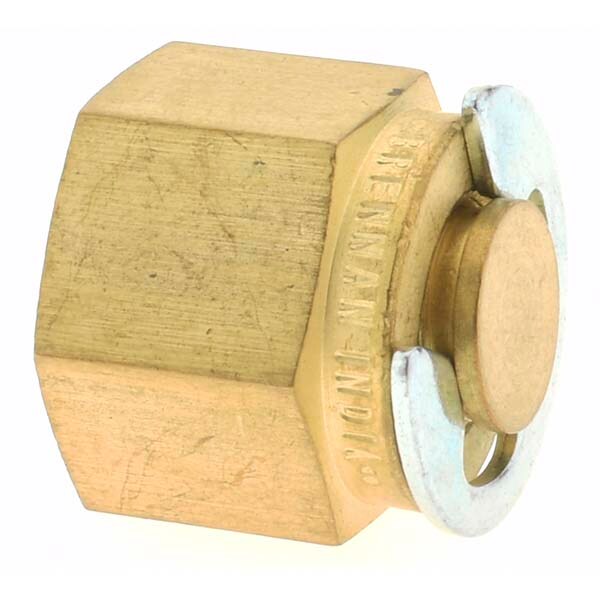 Compression Tube Plug: 3/8" Thread, Compression Cap
