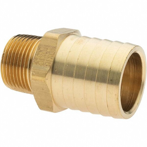 Barbed Hose Fitting: 3/4" x 1-1/4" ID Hose, Adapter