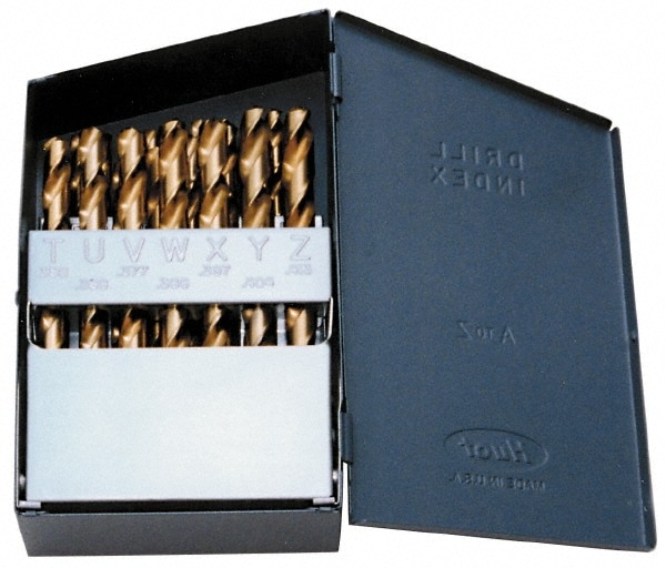 Chicago-Latrobe 69883 Drill Bit Set: Jobber Length Drill Bits, 26 Pc, 118 °, High Speed Steel Image