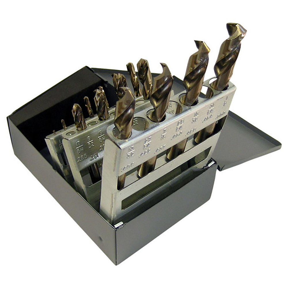 ChicagoLatrobe 1/16 to 1/2", 135° Point, Gold Finish, Cobalt Screw