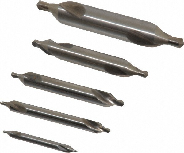 5 Pc #1 to #5 High Speed Steel Combo Drill & Countersink Set