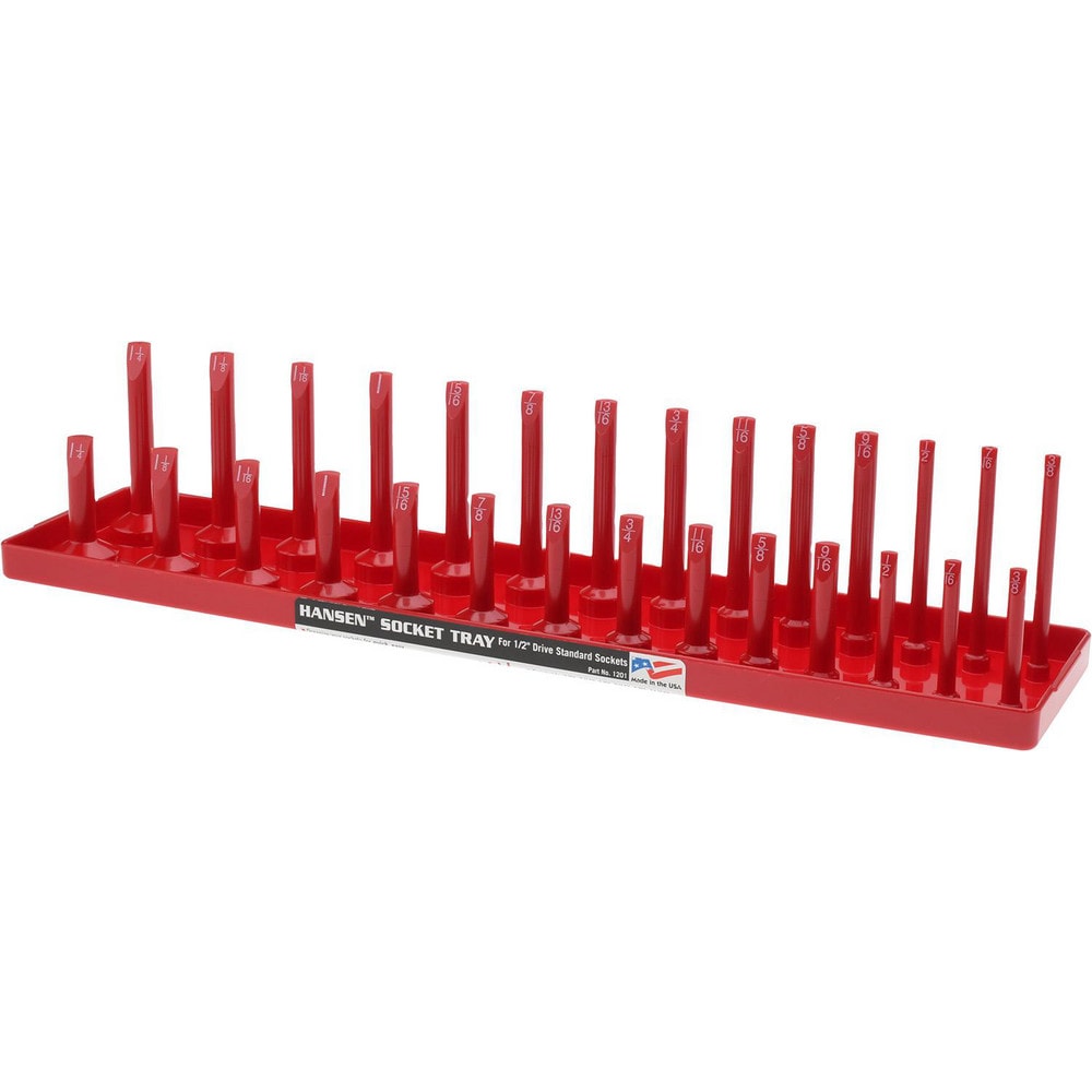 28 Piece Capacity Deep & Shallow Inch Socket Tray