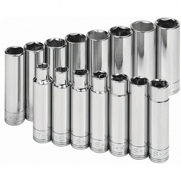 SK 1/2" Drive Deep Socket Set 81123911 MSC Industrial Supply