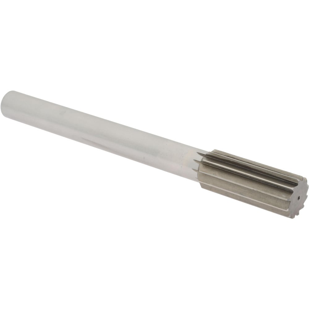 Value Collection SM0100118 Chucking Reamer: 1-9/32" Dia, 11-1/2" OAL, 3" Flute Length, Straight Shank, High Speed Steel Image