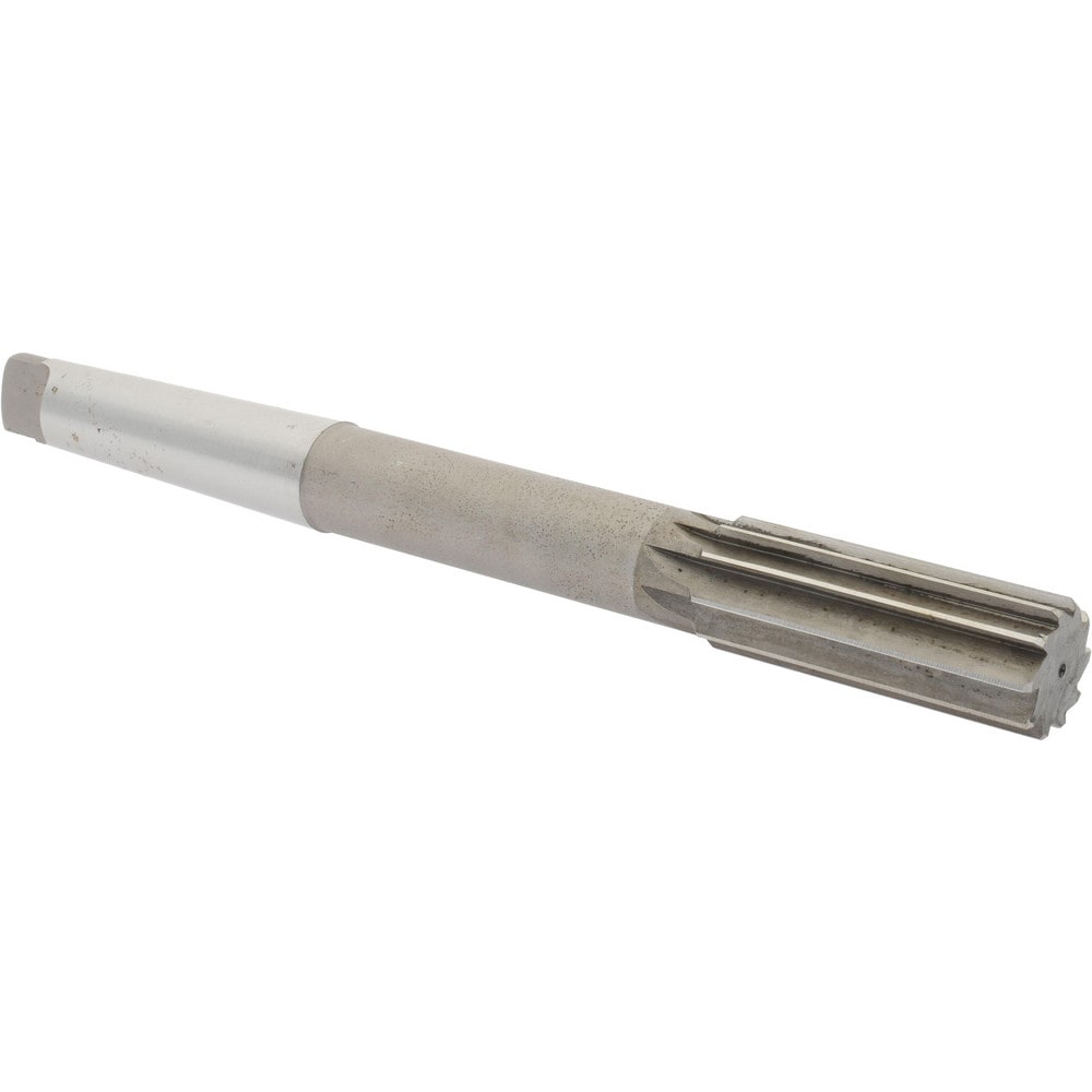 Value Collection ST0130102 Chucking Reamer: 1-1/32" Dia, 10-1/2" OAL, 2-3/4" Flute Length, Morse Taper Shank, High Speed Steel Image