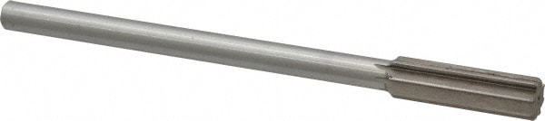 Value Collection SM0501500 Chucking Reamer: 0.5906" Dia, 8" OAL, 2" Flute Length, Straight Shank, High Speed Steel Image