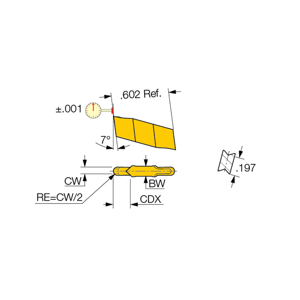 Iscar Grooving Tool Right Hand MSC Direct