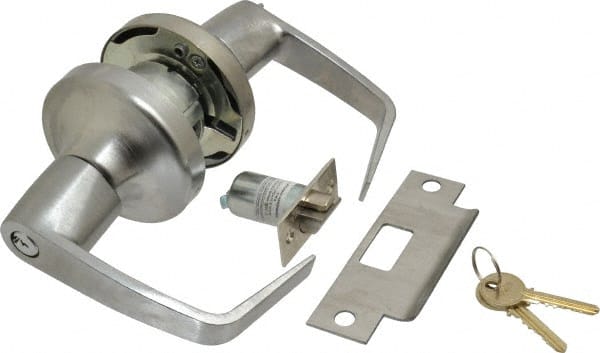 Yale AU4707LN-626 Entrance Lever Lockset for 1-3/8 to 1-3/4" Thick Doors 