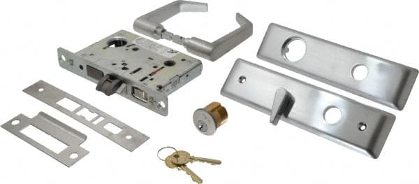 Entrance/Apartment with Dead Bolt Lever Lockset for 1-3/4 to 3-1/4" Thick Doors