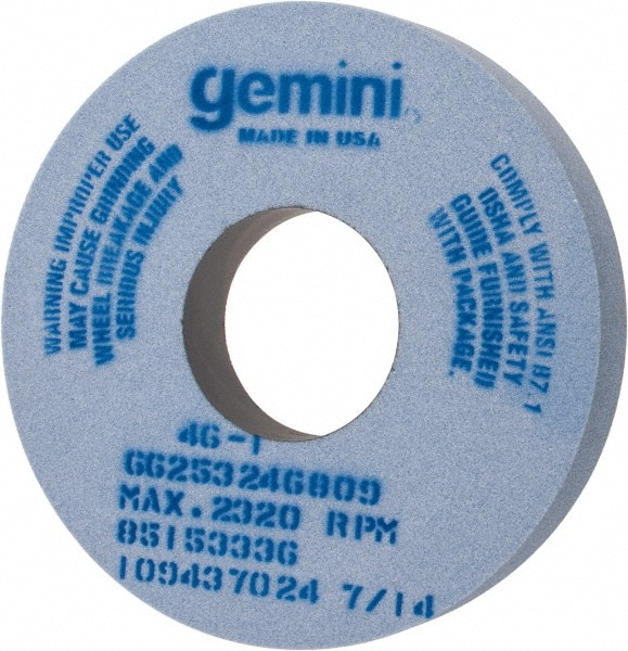 Norton 66253246809 Surface Grinding Wheel: 14" Dia, 2" Thick, 5" Hole, 46 Grit, I Hardness Image