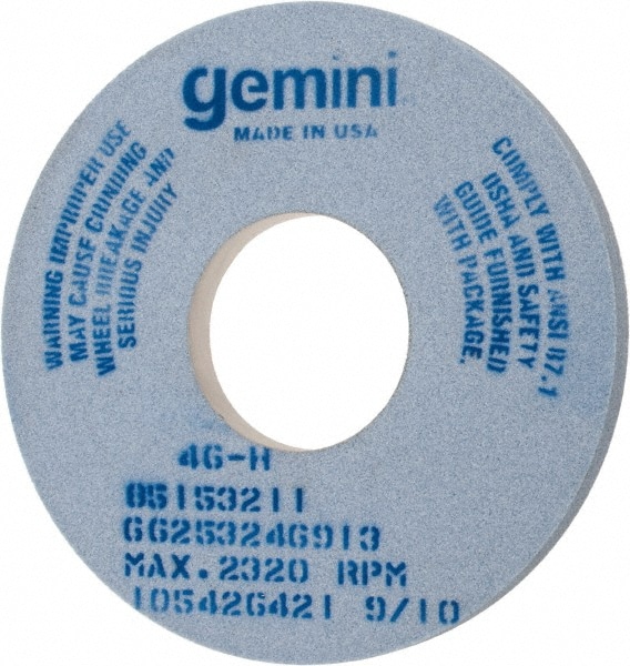 Norton 66253246913 Surface Grinding Wheel: 14" Dia, 1" Thick, 5" Hole, 46 Grit, H Hardness Image