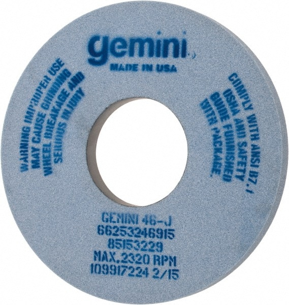 Norton 66253246915 Surface Grinding Wheel: 14" Dia, 1" Thick, 5" Hole, 46 Grit, J Hardness Image